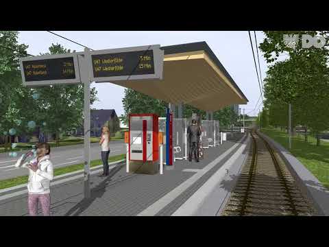 Umbaumaßnahme B1-Haltestellen