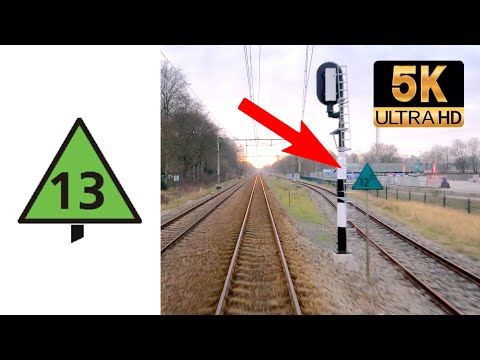 Railway Signals Explained PART 19: Baanvaksnelheidsbord Deventer - Enschede CABVIEW HOLLAND 2021