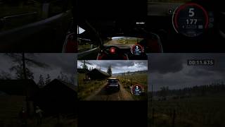 The first 69 seconds of rally starting. EA Sports WRC games replay short video.