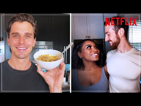 Antoni Cooks for Lauren and Cameron of Love is Blind | Netflix