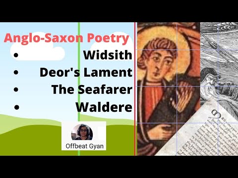 Anglo-Saxon Poetry I Widsith I Deor's Lament I The SeafarerI Waldere