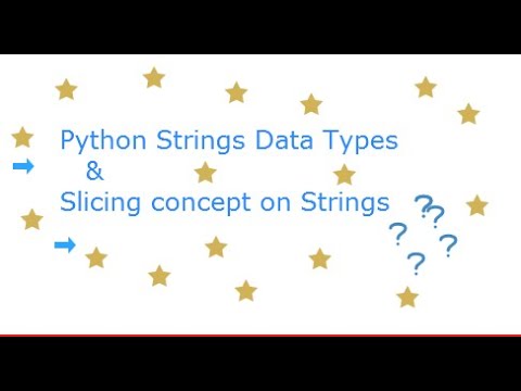 5 Python Tutorials For Beginners Strings Data Types Slicing Concept In Python