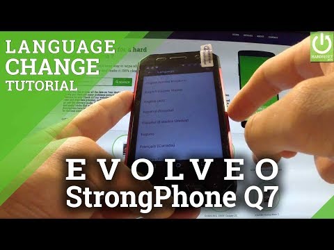 Change Language in EVOLVEO StrongPhone Q7 LTE - Langauge & Input
