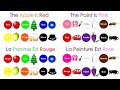 The Apple Is Red English French Vs The Paint Is Pink English French