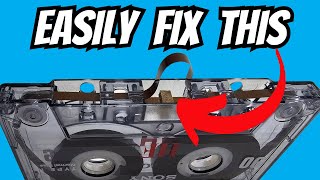 Why Your Cassettes Sound Muffled & How To Repair Them! Felt Pressure Pad Replacement