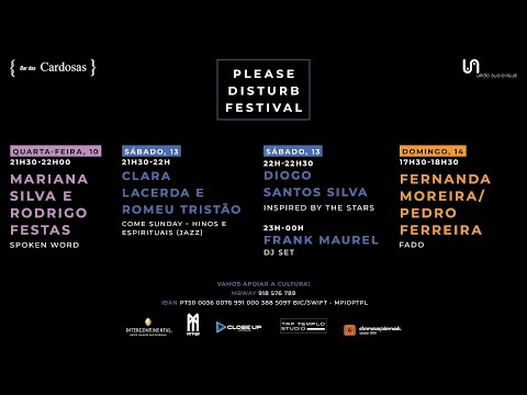 PLEASE DISTURB FESTIVAL 2.0 com DJ Frank Maurel