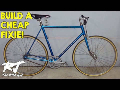 How To Build A Cheap Fixie From A Vintage Bike