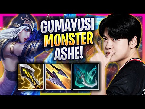 GUMAYUSI IS A MONSTER WITH ASHE! - T1 Gumayusi Plays Ashe ADC vs Ezreal! | Season 2025