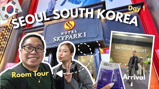 SOUTH KOREA TRAVEL GUIDE 🇰🇷 Incheon Airport Arrival + Hotel Room Tour | kriserik