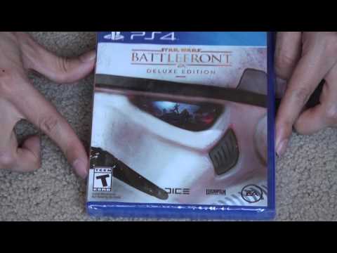 PlayStation 4 500GB Star Wars Battlefront Limited Edition Bundle Unboxing