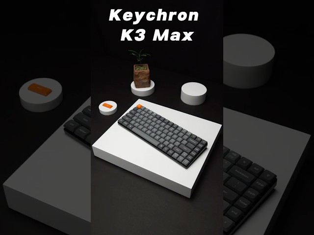 Teclado Keychron K3 Max Mecánico Inalámbrico Layout ES Retroiluminado Switch Gateron Red Perfil Bajo video