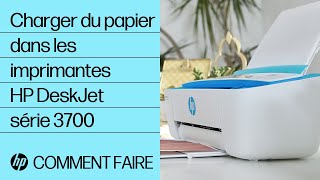 Charger du papier dans les imprimantes HP DeskJet série 3700