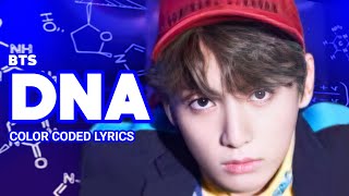 Download lagu BTS - DNA Lyrics (Color Coded Lyrics) mp3
