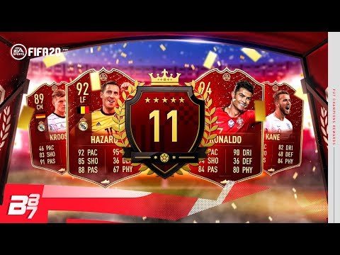 INSANE PULL! 11TH IN THE WORLD TOP 100 FUT CHAMPIONS REWARDS | FIFA 20 ULTIMATE TEAM