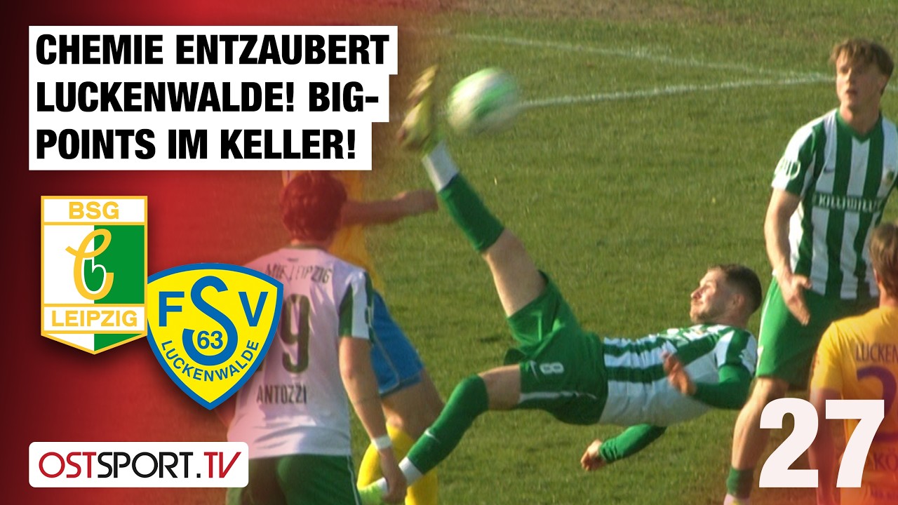 BSG Chemie Leipzig vs FSV Luckenwalde Highlights