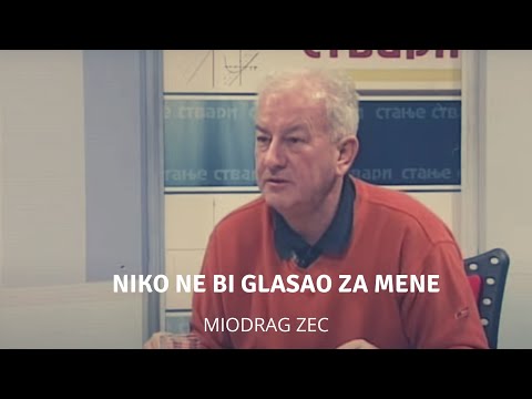 Niko ne bi glasao za mene - profesor Zec