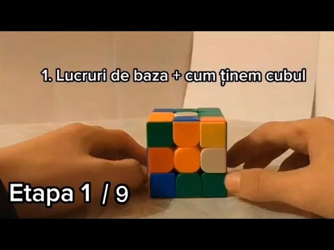 Cum sa rezolvi cubul rubik, cea mai simpla metoda | Etapa 1