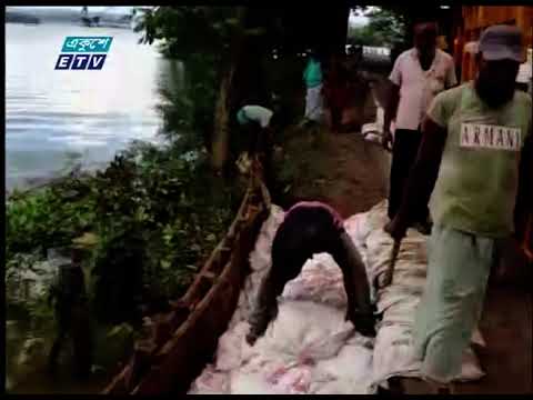 কাপ্তাই লেকের পানির তোড়ে হুমকিতে রাঙামাটির প্রধান সড়ক ফিশারি বাঁধ | ETV News