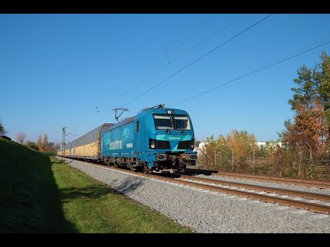 EGP Siemens Smartron 192 103-0 mit ARS Altmann Autotransportwagen in Hanau Rauschwald