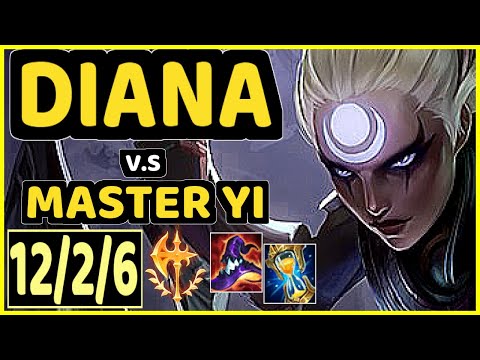 MARKOON (DIANA) vs MASTER YI - 12/2/6 KDA JUNGLE CHALLENGER GAMEPLAY - EUW