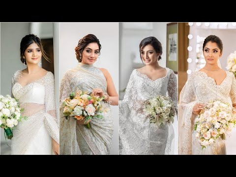Sri Lankan Bridal Saree Designs Collection || Bridal Saree Designs || Bridal Saree @AshiFashion