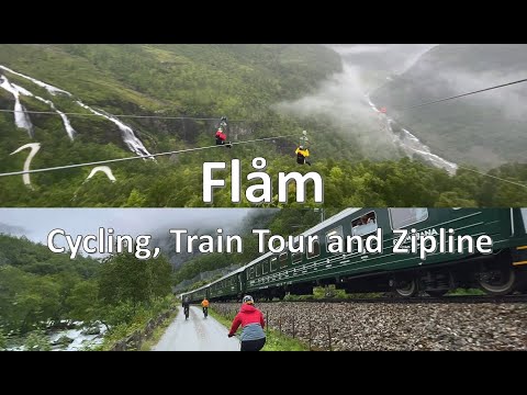 Flåm: Train Tour, Cycling and Zipline