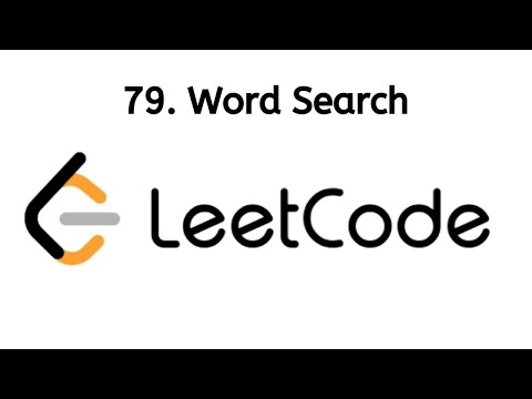 79 Word Search Leetcode Pseudo Code Java