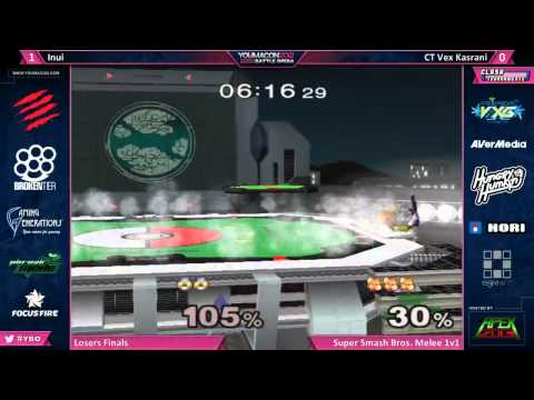 YBO 2012 Melee - CT Vex Kasrani vs Inui - Losers Finals