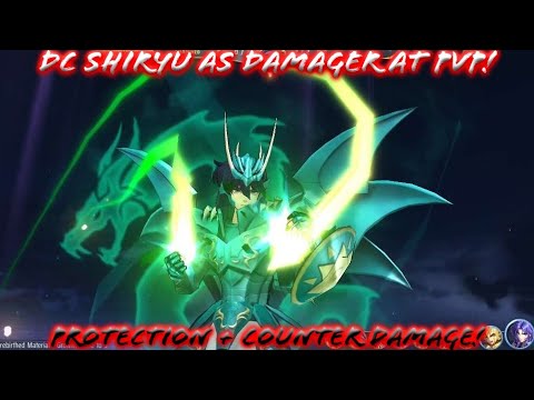 Saint Seiya: Awakening (KOTZ) - DC Shiryu as Damager at PvP! Protect + Counter Attack Damage!