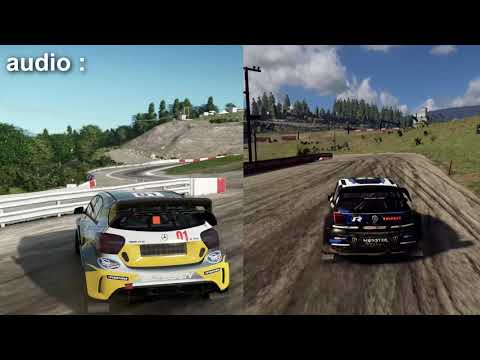 Project Cars 2 VS Dirt Rally 2.0 RallyCross (Hell)