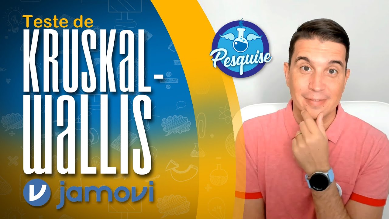 Teste de KRUSKAL-WALLIS extremamente fácil! (JAMOVI)