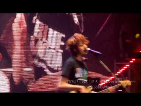 [FANCAM] 130413 CNBLUE Blue Moon in Singapore - You have fallen for me cuts