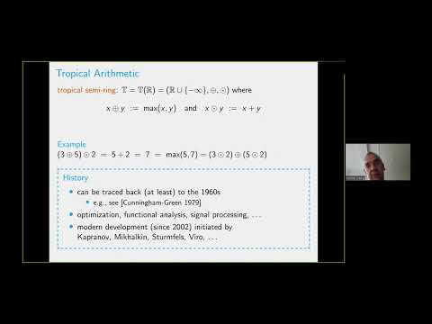 JC series #49 - Micheal Joswig, What does tropical geometry tell us about linear programming?