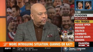 Pardon The Interruption | "Bucks trade Giannis for KAT, Belichick snub HOF is a disgrace" - Wilbon