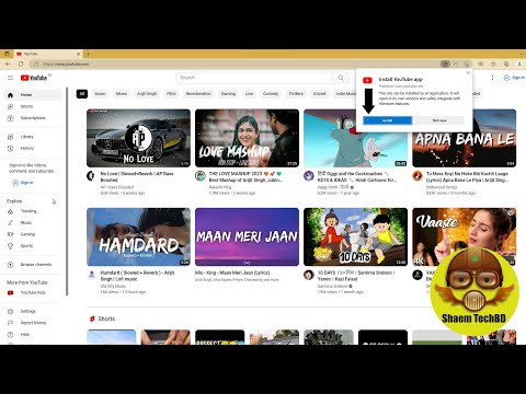 How to install YouTube Web App on Windows 11 From Microsoft Edge