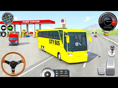 Offroad Bus Driving Simulator 3D-Real Hill Climb Bus Driver 2025__Android Gameplay