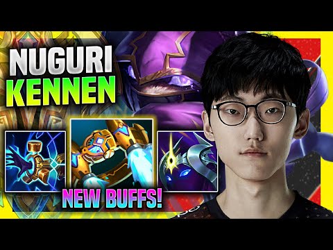 NUGURI TRIES FIRST TIME KENNEN WITH NEW BUFFS! - FPX Nuguri Plays Kennen Top vs Irelia! | Season 11