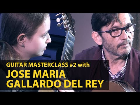 JOSE MARIA GALLARDO DEL REY – Masterclass #2 – Guitar Virtuosi 2021, Moscow