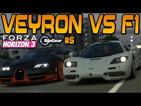 Forza Horizon 3 BUGATTI VEYRON vs MCLAREN F1 - Power Laps Episode #5