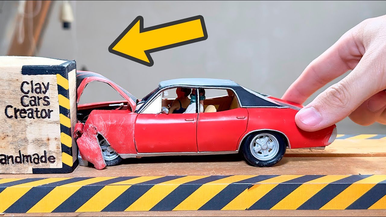 CRASH TEST of a plasticine car from GTA 6