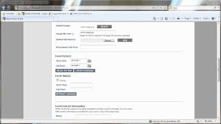 Adding Events to the Offical Drexel University Calendar - Event Information (part 2)