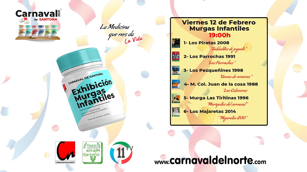2ª SESION MURGAS INFANTILES DEL CARNAVAL DE SANTOÑA 1986-2020