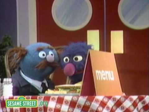 Sesame Street - Grover the Waiter Serves a Sandwich
