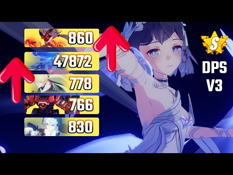 They BUFFED Seele Double Ult in v3! - HERRSCHER OF REBIRTH DPS Showcase - Beta v3