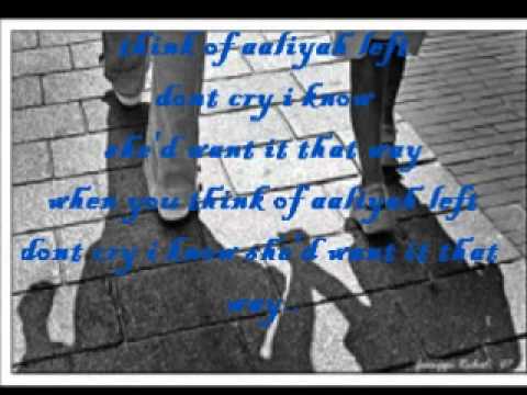 think of aaliyah lyrics