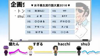 女子高生流行語大賞2016