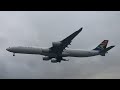 VERY RARE South African Airways Airbus A340 642 Landing At London Heathrow 27R 15 07 20