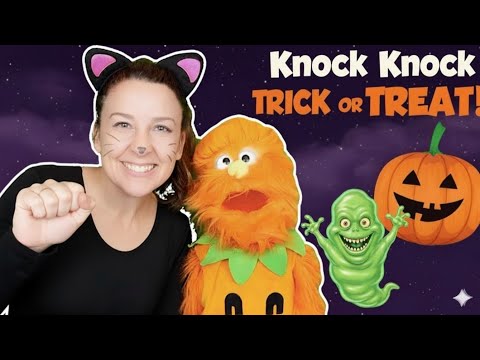 Ms Rachel sings Knock Knock Trick or Treat -Halloween Songs -Super simple songs for learning English