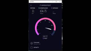 Xfinity Gigabit Internet Speed Test