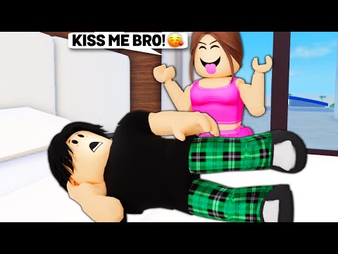 LIVING With My SUS STEP SISTER For 24 HOURS In Roblox Snapchat!